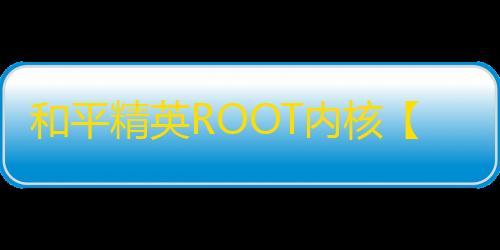 和平精英ROOT内核【ACR内核】外挂